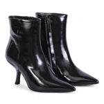 Stivaletto nero lucido tacco 70 Marc Ellis 