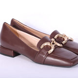 Mocassino accessorio testa di moro forma quadra Matteo Pitti<BR/> 