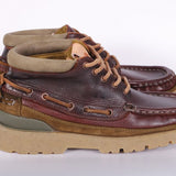 Polacco barca artigianale marrone Satorisan Earth Boot Premium 
