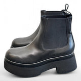 Stivaletto beatles nero con platform Albano 