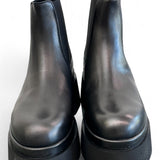 Stivaletto beatles nero con platform Albano 