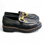 Mocassino accessorio pelle nera Anima 