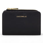 Portafogli piccolo Coccinelle metallic soft nero 
