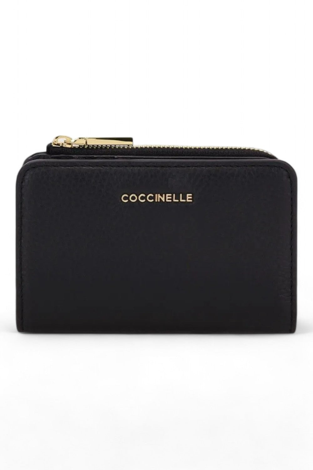 Portafogli piccolo Coccinelle metallic soft nero 