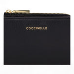 Portafogli piccolo Coccinelle metallic soft nero 