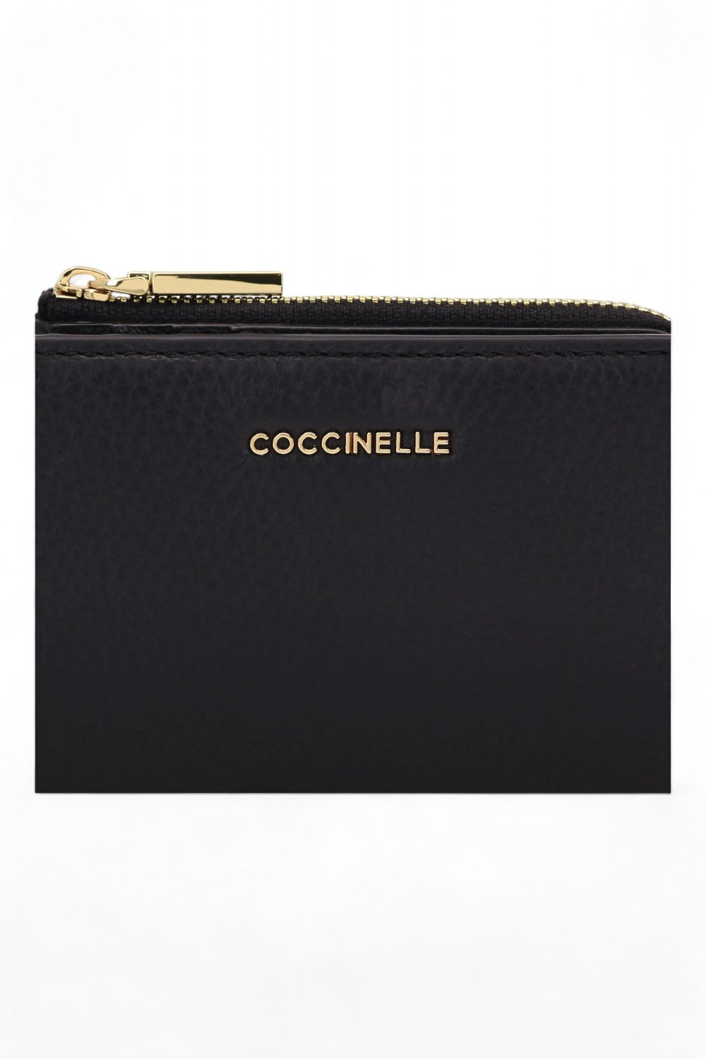 Portafogli piccolo Coccinelle metallic soft nero 
