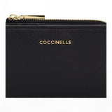 Portafogli piccolo Coccinelle metallic soft nero 