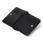 Portafogli piccolo Coccinelle metallic soft nero 