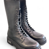 Anfibio 3/4 donna pelle nera Cult 
