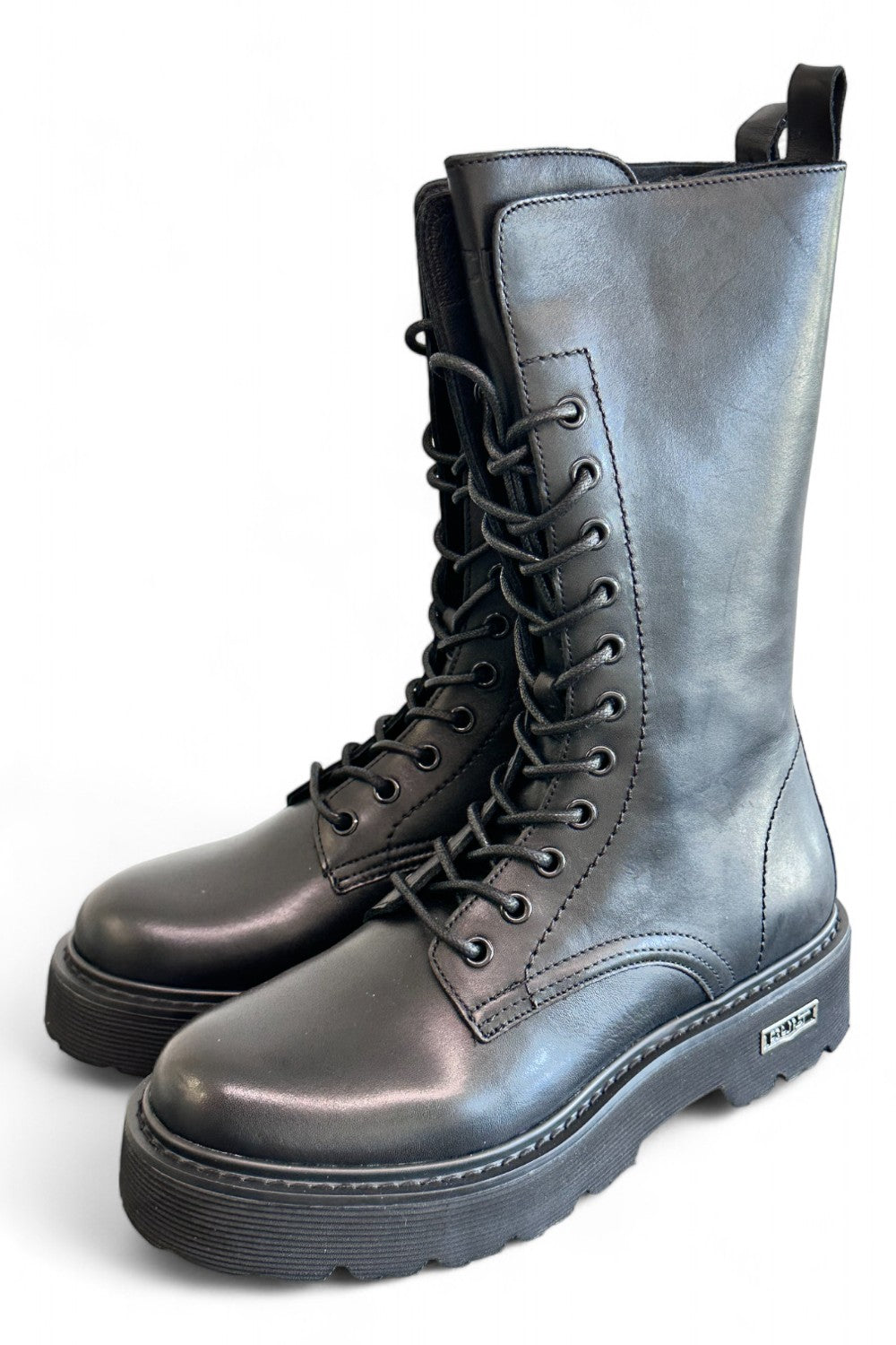 Anfibio 3/4 donna pelle nera Cult 