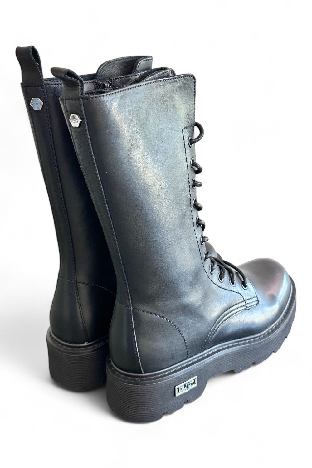 Anfibio 3/4 donna pelle nera Cult 