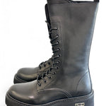 Anfibio 3/4 donna pelle nera Cult 