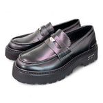 Mocassino penny gomma nero Cult 