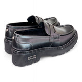 Mocassino penny gomma nero Cult 