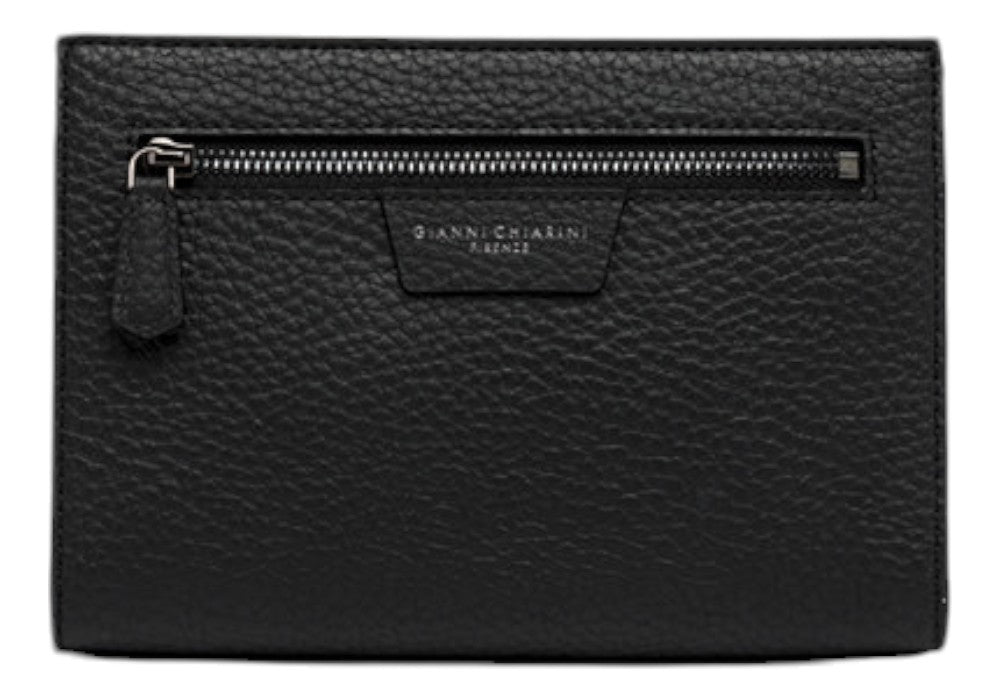 Pochette uomo donna pelle nera Gianni Chiarini piccola 
