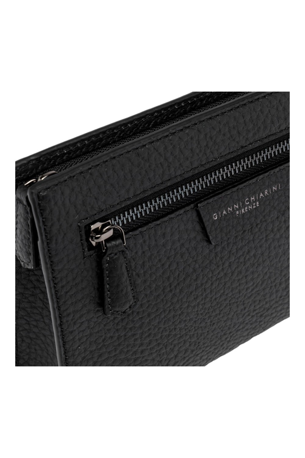 Pochette uomo donna pelle nera Gianni Chiarini piccola 