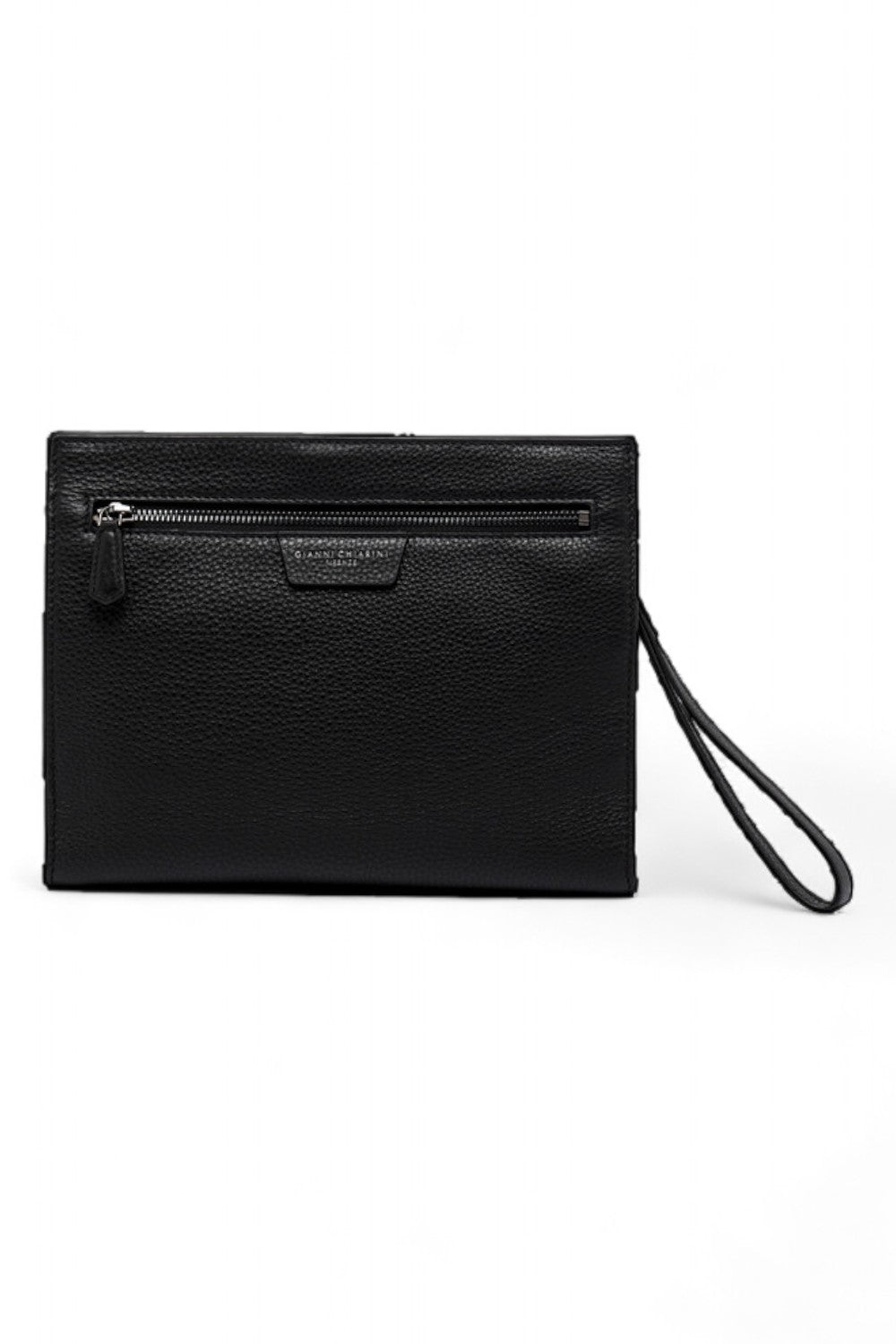 Pochette uomo donna pelle nera Gianni Chiarini 