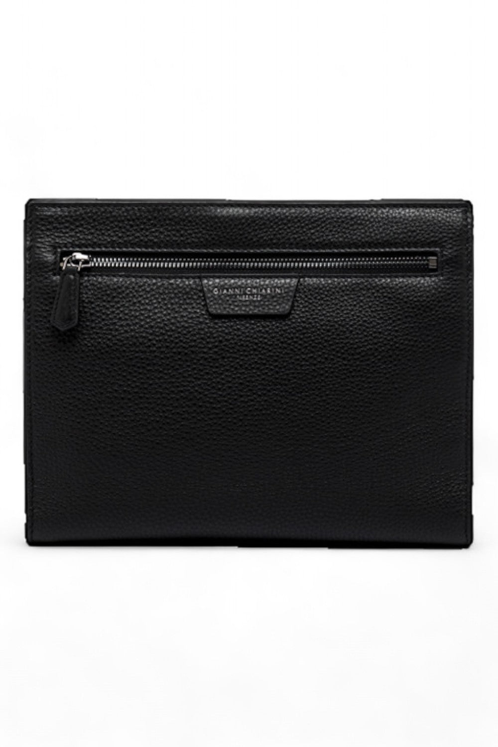 Pochette uomo donna pelle nera Gianni Chiarini 