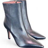 Tronchetto zip sfilato pelle nera Les Autres<BR/> 