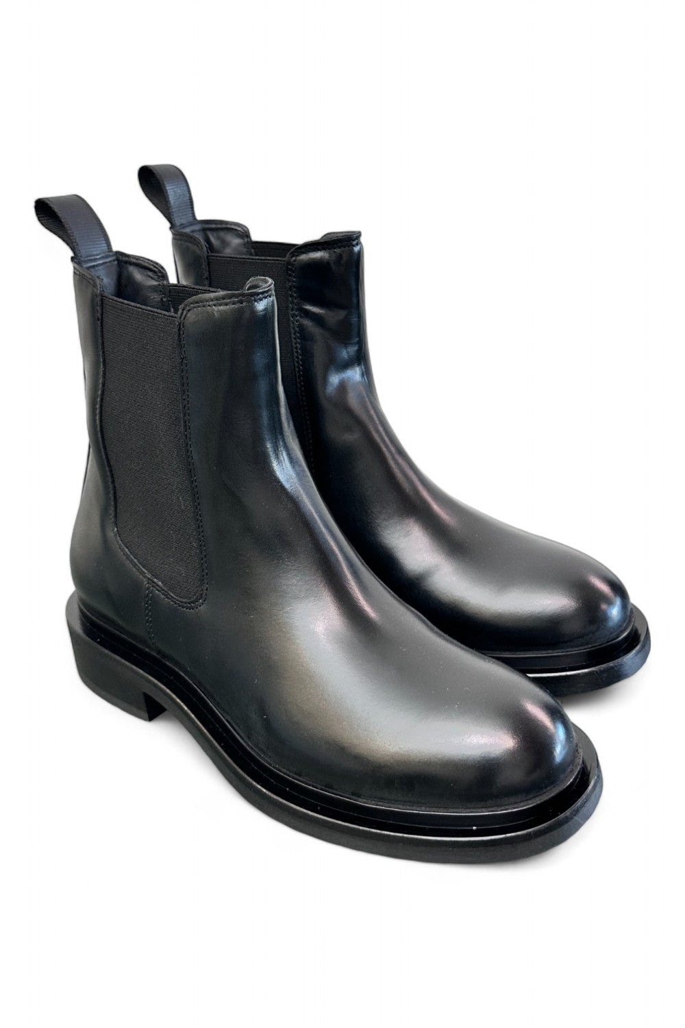 Beatles pelle nera suola Mjus<BR/> 