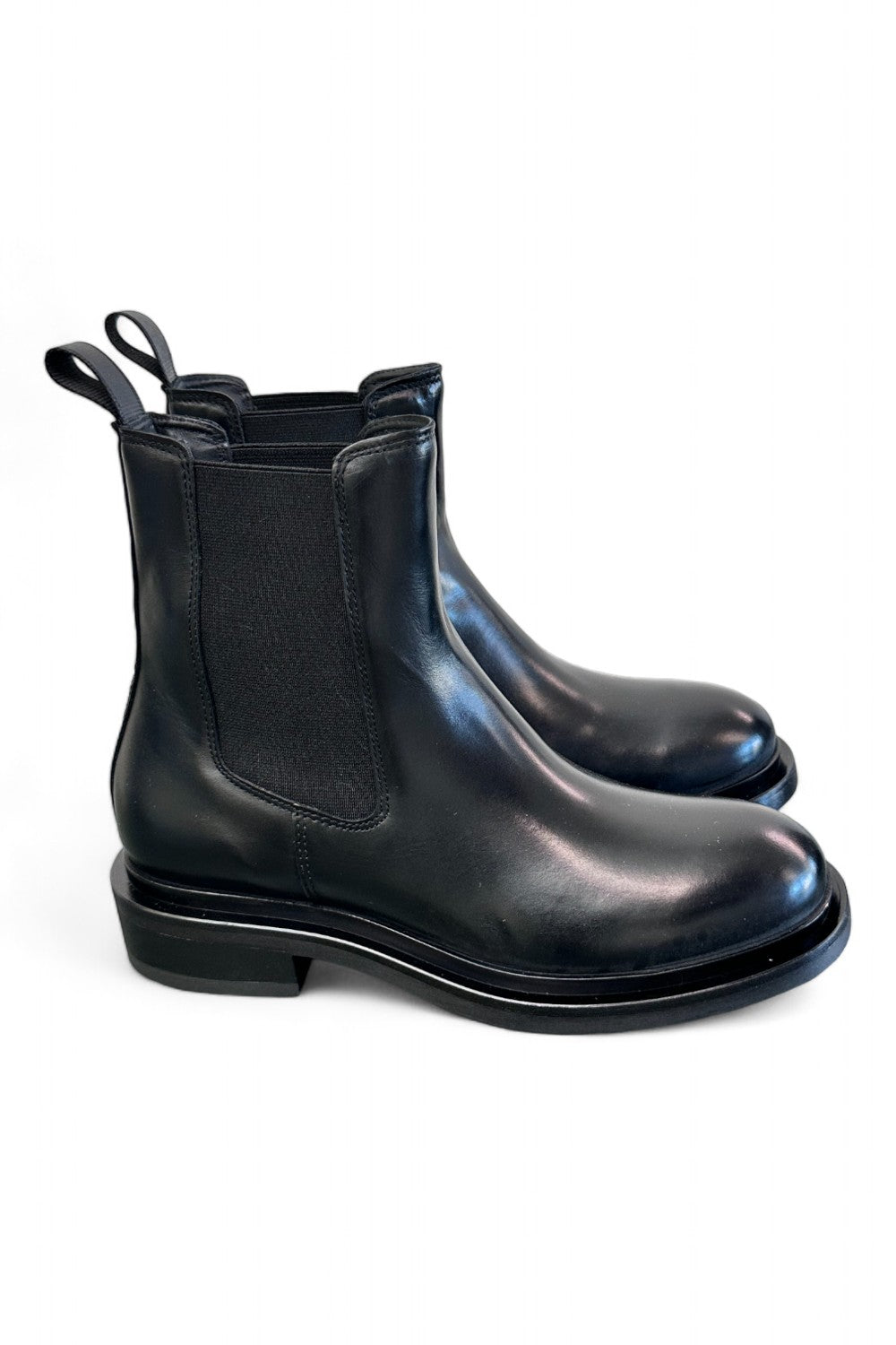 Beatles pelle nera suola Mjus<BR/> 