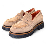 Mocassino donna suede beige Mjus<BR/> 