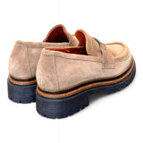 Mocassino donna suede beige Mjus<BR/> 