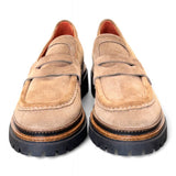 Mocassino donna suede beige Mjus<BR/> 