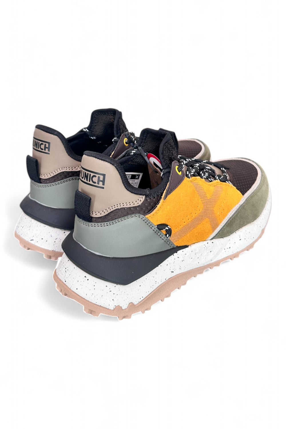 Sneaker uomo Doro verde nero giallo munich 