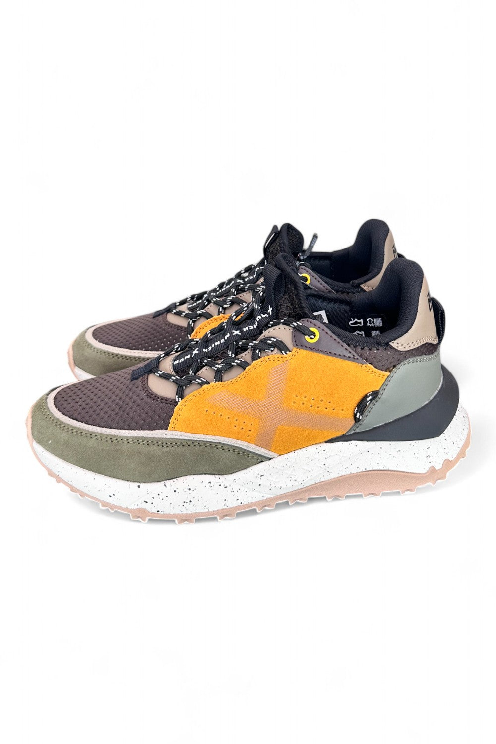 Sneaker uomo Doro verde nero giallo munich 