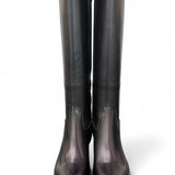 Stivale zip pelle nera tacco 60 Anima <BR/> 