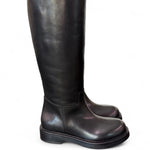 Stivale pompiere pelle nera Anima <BR/> 