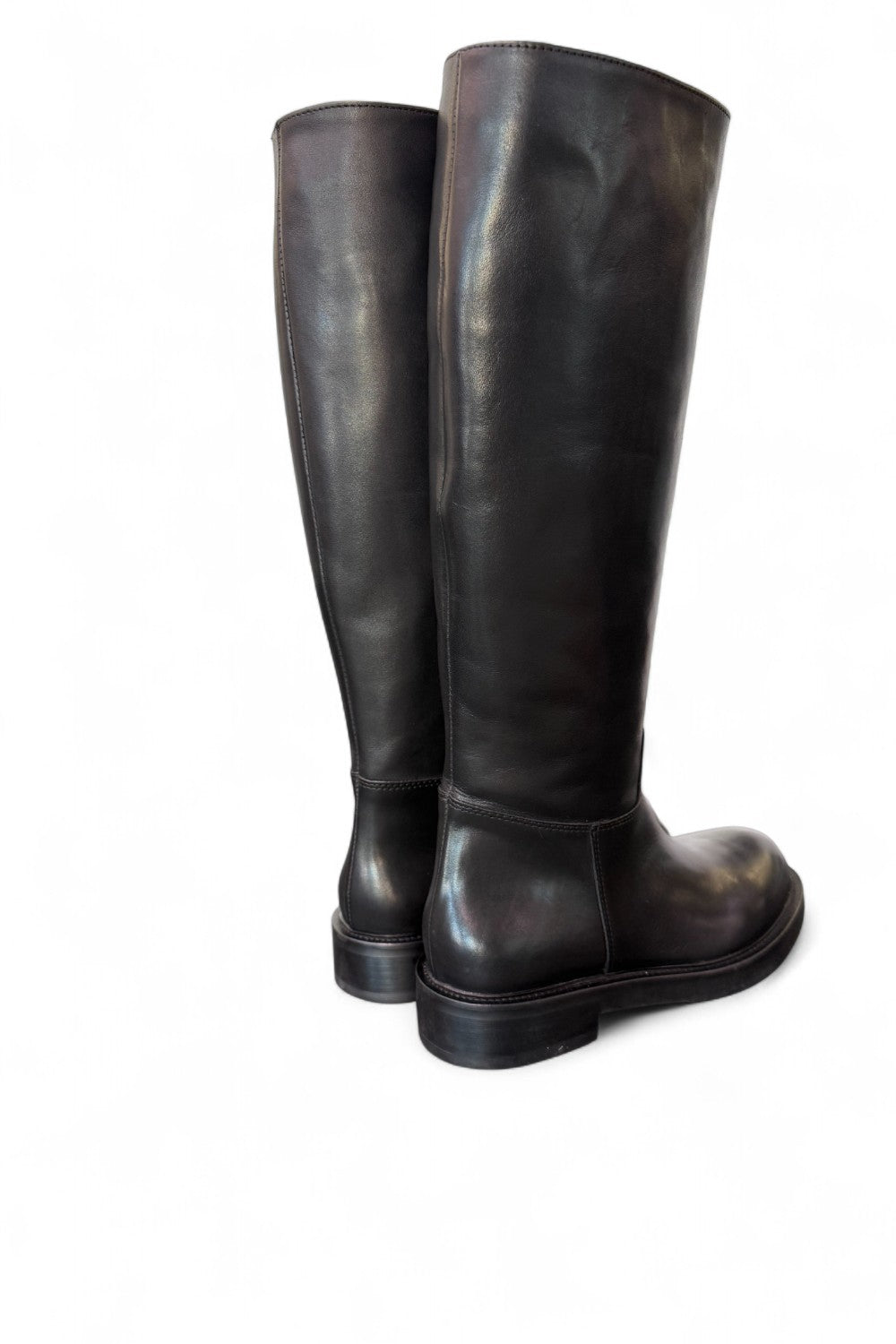 Stivale pompiere pelle nera Anima <BR/> 