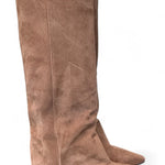 Stivale arricciato a tubo suede beige Anima <BR/> 