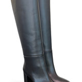 Stivale tubo nappa nera T90 Bianca Di<BR/> 