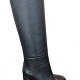 Stivale tubo nappa nera T90 Bianca Di<BR/> 