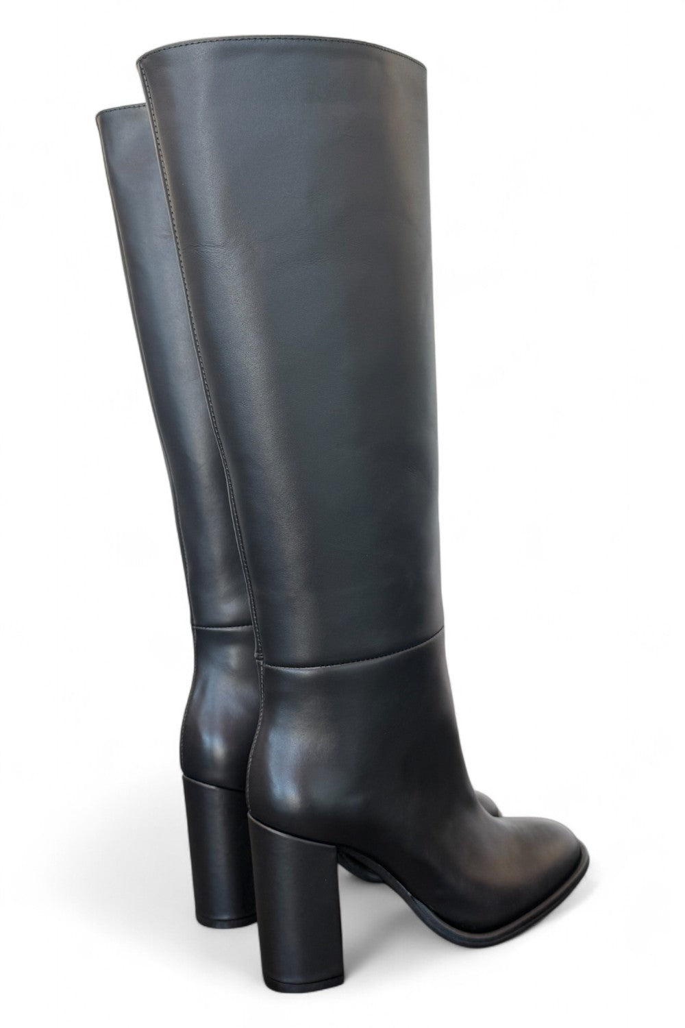 Stivale tubo nappa nera T90 Bianca Di<BR/> 
