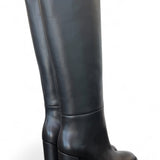 Stivale tubo nappa nera T90 Bianca Di<BR/> 