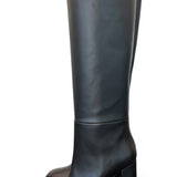 Stivale tubo nappa nera T90 Bianca Di<BR/> 
