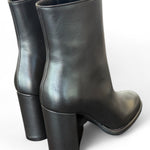 Stivaletto zip nappa nera T90 Bianca Di<BR/> 