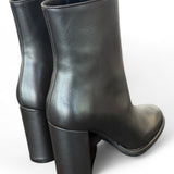 Stivaletto zip nappa nera T90 Bianca Di<BR/> 