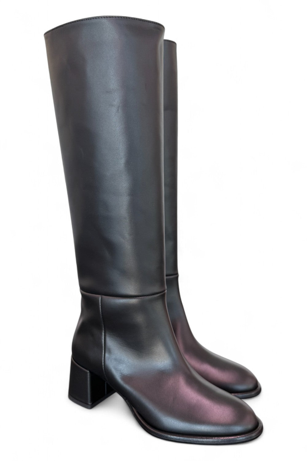 Stivale nappa nera T50 grosso Bianca Di<BR/> 