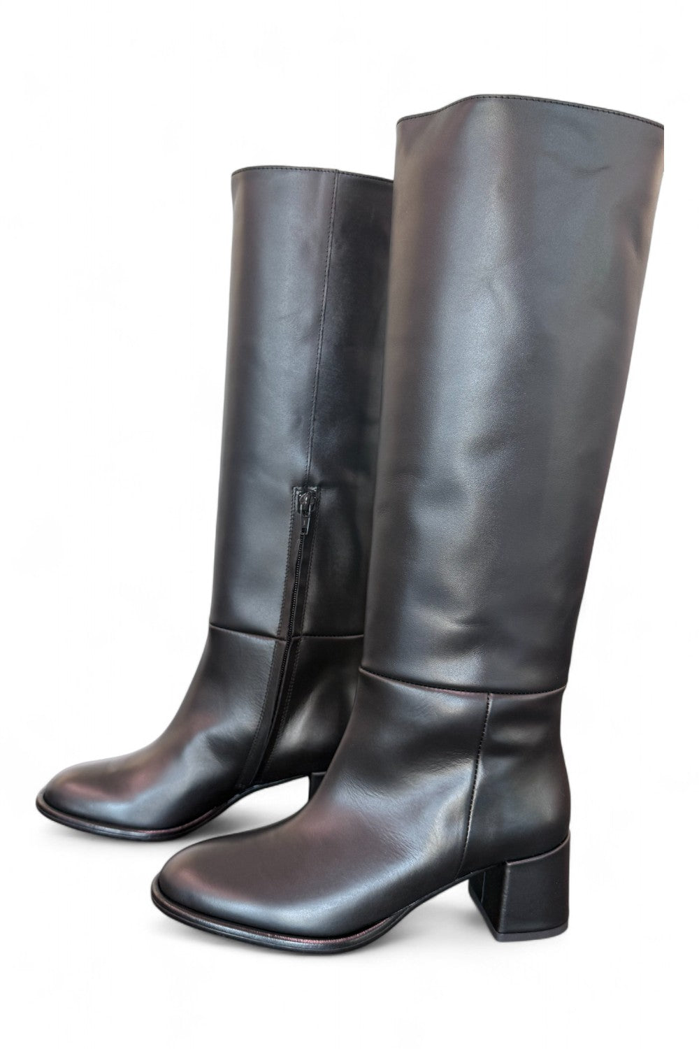 Stivale nappa nera T50 grosso Bianca Di<BR/> 