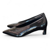 Decolté in naplak nero Bianca Di<BR/> 