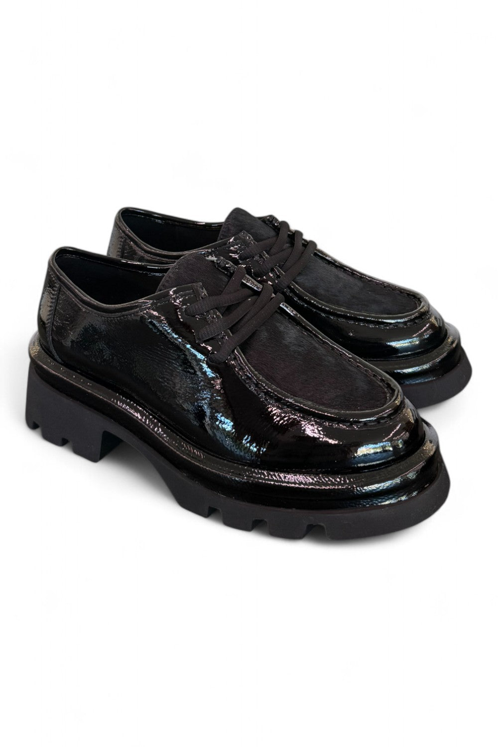 Scarpa allacciata ingegnere naplak nero Bruno Premi 