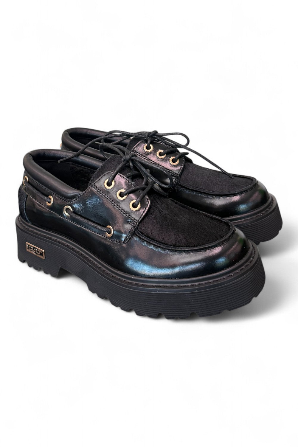 Scarpa barca nera  Slash Cult 