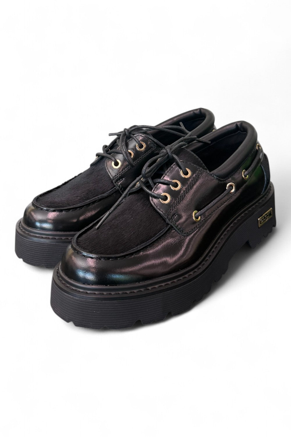Scarpa barca nera  Slash Cult 