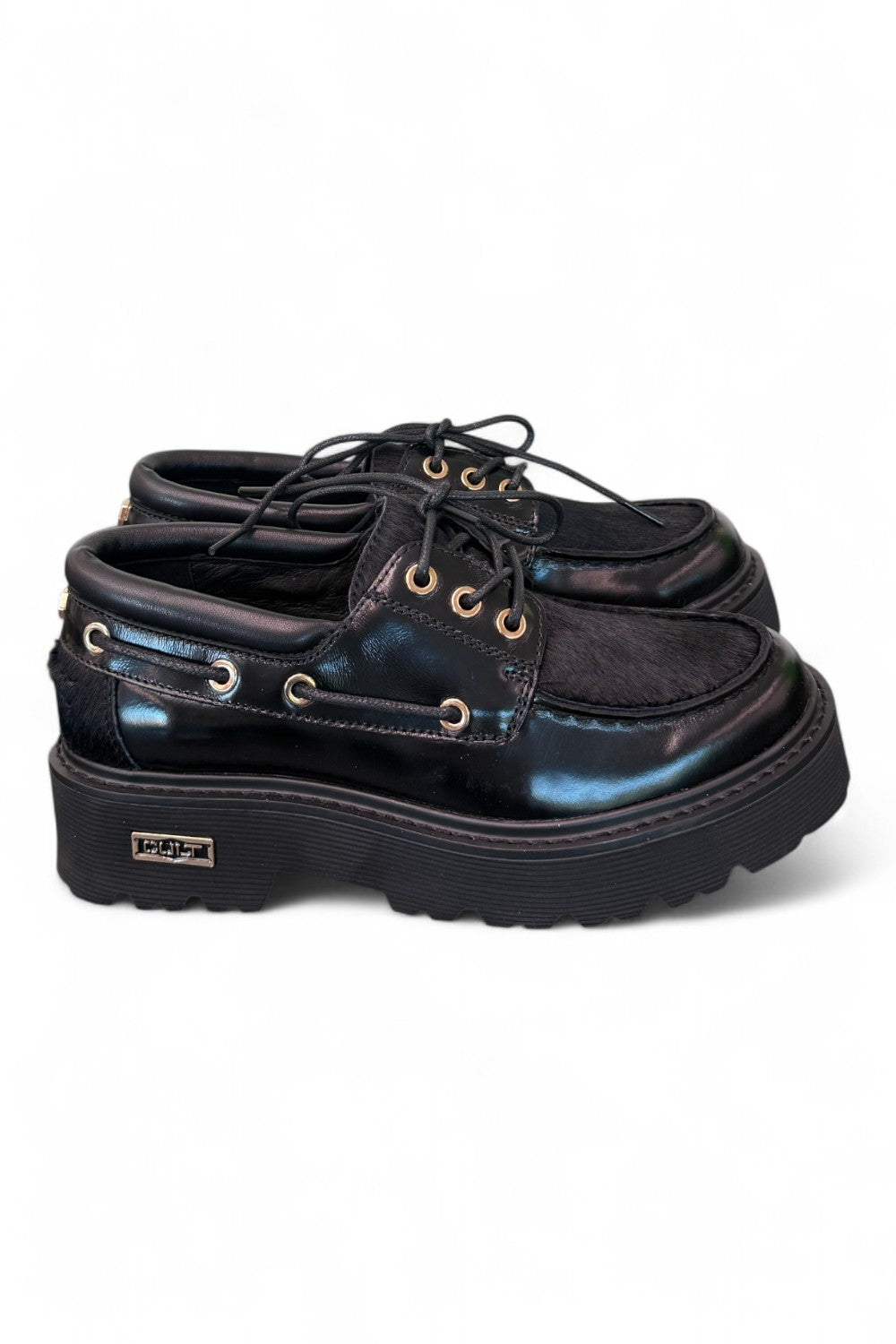Scarpa barca nera  Slash Cult 