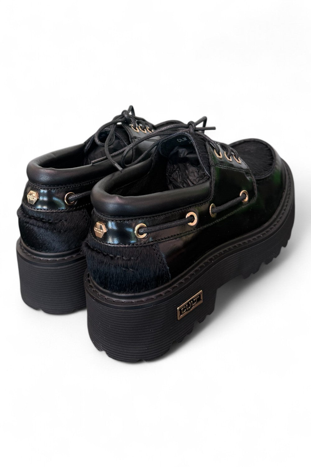 Scarpa barca nera  Slash Cult 