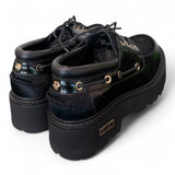 Scarpa barca nera  Slash Cult 